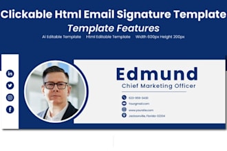 create a clickable HTML email signature for gmail and outlook