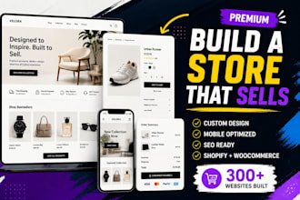 build premium online store, webshop, online webshop