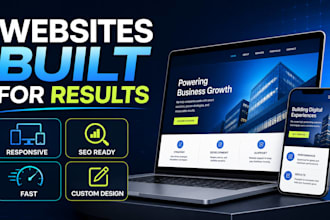 design a modern responsive SEO friendly business website