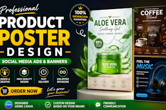 create professional product poster design