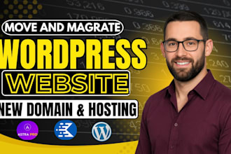 migrate, backup wordpress site, transfer website and clone website to new host