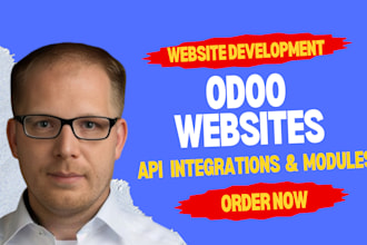 configure odoo website, odoo crm, odoo enterprise and community, API integration