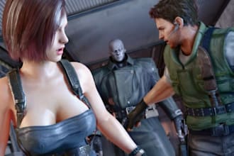 rip 3d model game assets or extract game characters rig for mods vrchat sfm l4d2