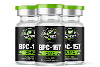 design peptide sarms supplement, vial, spray cosmetic label and packaging design