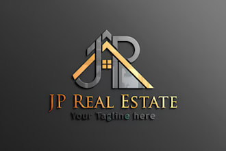 create luxury 3d real estate logo for property, realtor and any graphics design