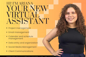 be your virtual assistant for admin and social media support