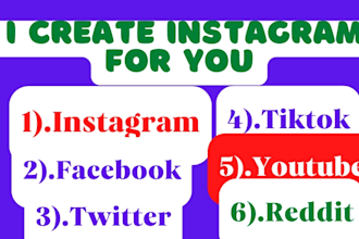 create your instagram accounts for you
