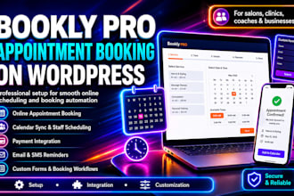 setup bookly pro appointment booking system on wordpress
