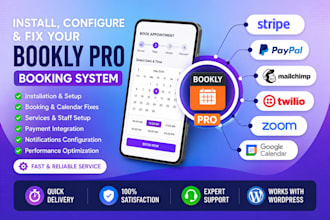 setup bookly pro appointment booking system on wordpress