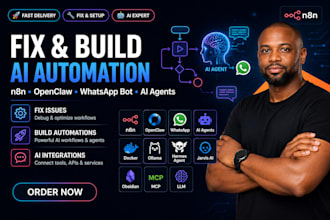 n8n openclaw whatsapp bot docker hermes agent llm jarvis ai obsidian mcp ollama