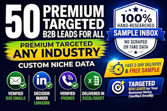 do target b2b lead generation and linkedin lead generation