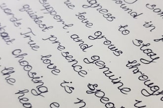 create custom handwritten notes