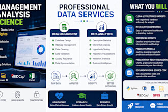 do data management and web development