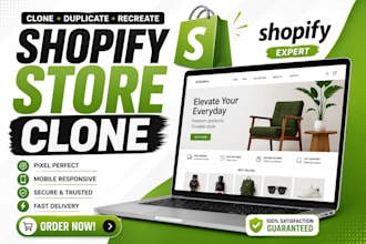 clone, duplicate or copy any shopify store or website