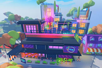 do low poly roblox map, terrain map, tycoon map, roblox assets and environment