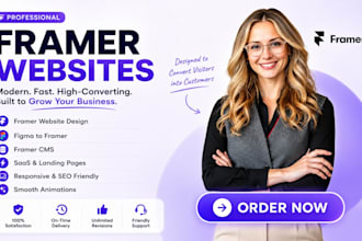 design framer website framer cms saas landing page figma to framer webflow