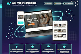 design a modern wix website for your business