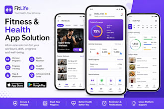 develop fitness website gym app health fitness app fitness yoga workout diet app