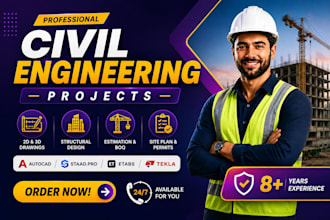 do complex structure design and civil engineering projects