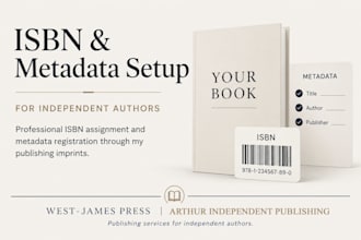 publish your book with a registered isbn