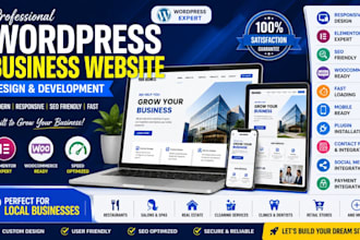 design a wordpress business website for local businesses