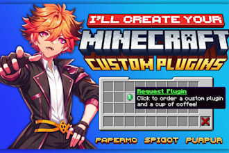 code a spigot or paper plugin for you minecraft server