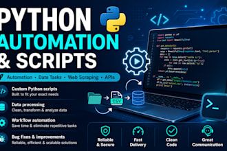 create scripts for automation data scraping or file tasks