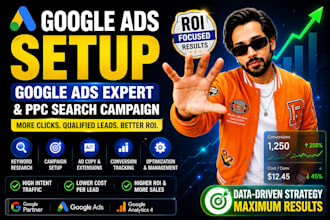 setup, manage and optimize google ads campaigns