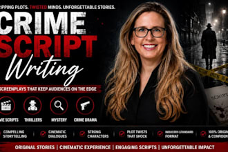 write high retention true crime script, crime documentary youtube scripts