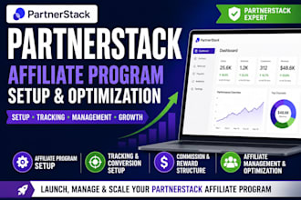 set up, optimize and manage your partnerstack affiliate program