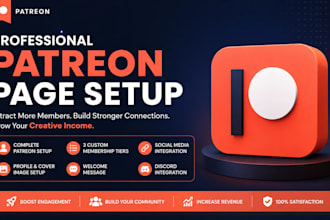 build a professional patreon page that converts followers into paying members