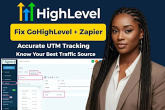 fix gohighlevel and zapier automation for accurate lead tracking