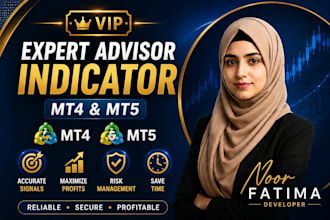 develop your mt4 mt5 bot expert advisor eas indicator