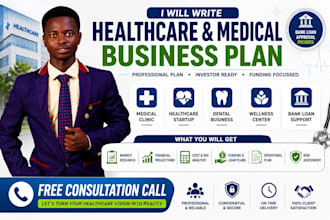 medical clinic helthcare startup dental business plan wellness center bank loan