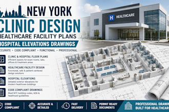 do new york clinic design healthcare facility plans hospital elevations drawings