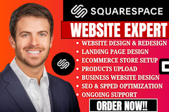 build squarespace ecommerce website square online store landing page square seo