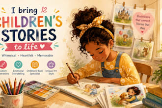 children story children story book illustration children story book illustration