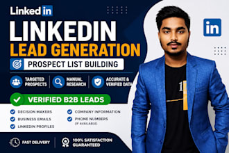 do targeted linkedin lead generation and prospect list building
