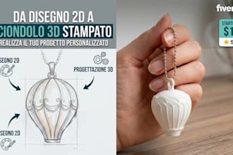 create custom keychains ready for your 3d printing