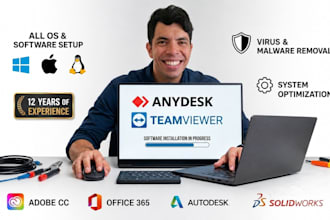 remotely fix your computer and install any software
