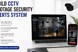 build cctv footage automated security alerts video system