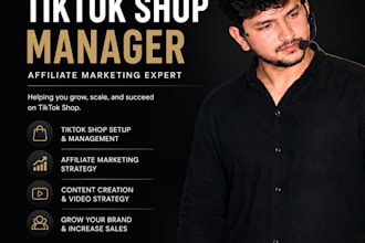 manage your tiktok shop and grow gmv with creators, affiliates and ads