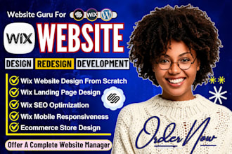 wix website redesign, wix website design, redesign wix website, website redesign