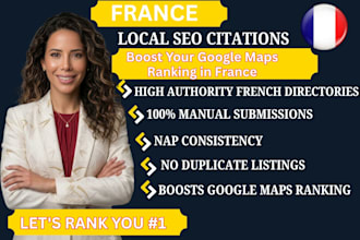 do france local citations for local business SEO and google map ranking