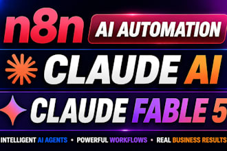 create advanced n8n ai agents and claude automation with fable 5