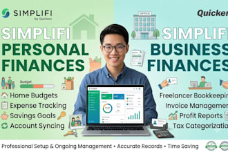 manage personal and business finances in simplifi by quicken