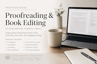 proofread and edit your book