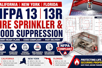 california ny florida nfpa13 13r system fire hood suppression