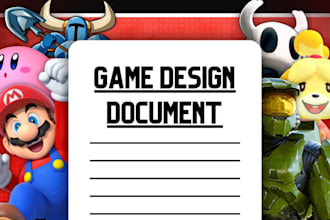 write your complete game design document, story, and mechanics