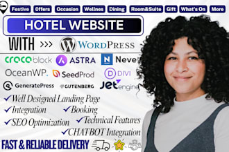 design redesign hotel booking website airbnb vacation rental wordpress website